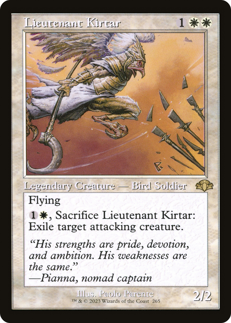 Lieutenant Kirtar (DMR-265) - Dominaria Remastered Foil