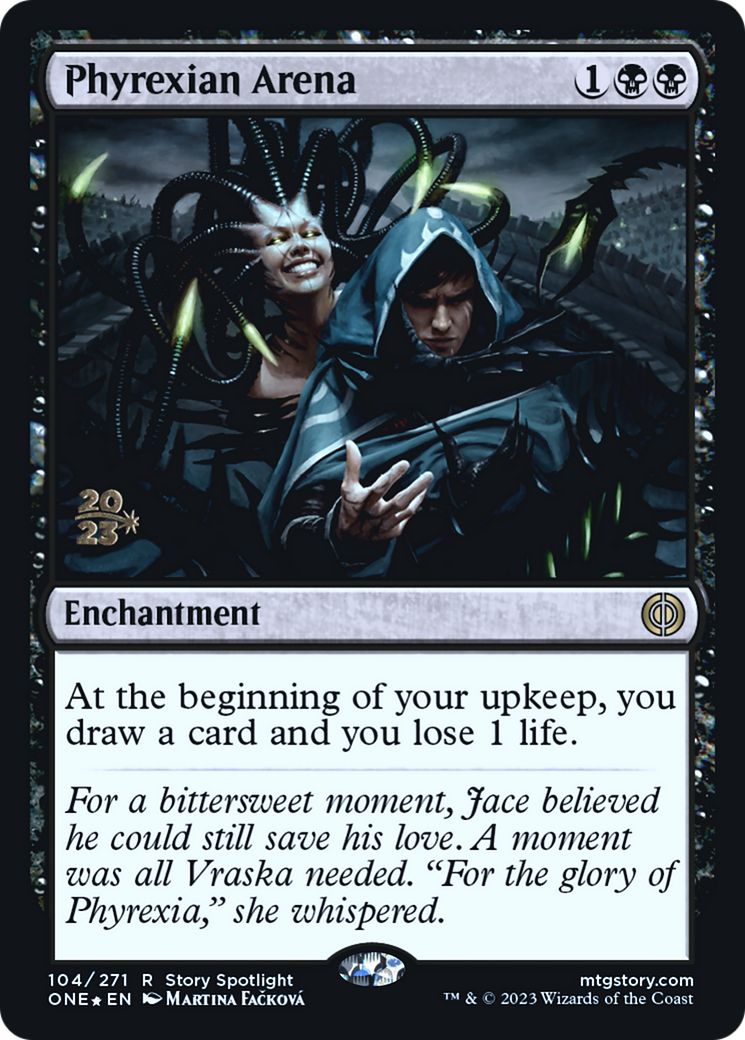 Phyrexian Arena (ONE) (PRE-104) - Phyrexia: All Will Be One Promos Foil