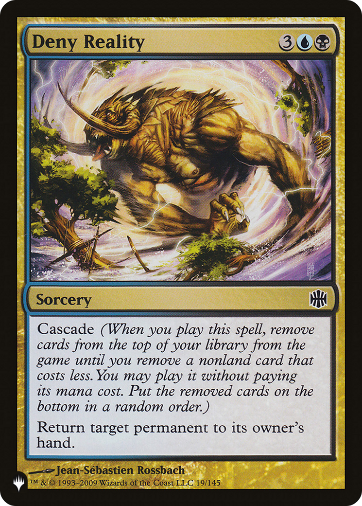 Deny Reality (ARB) (LIST-19/145) - The List