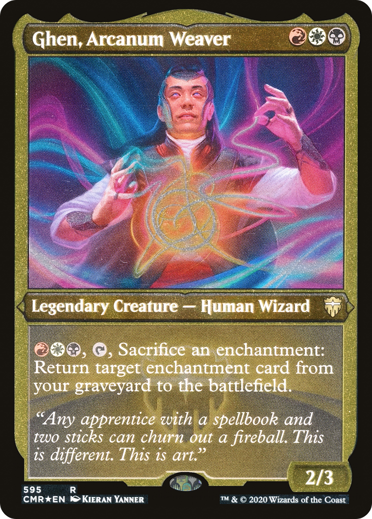 Ghen, Arcanum Weaver (CMR-595) - Commander Legends Foil