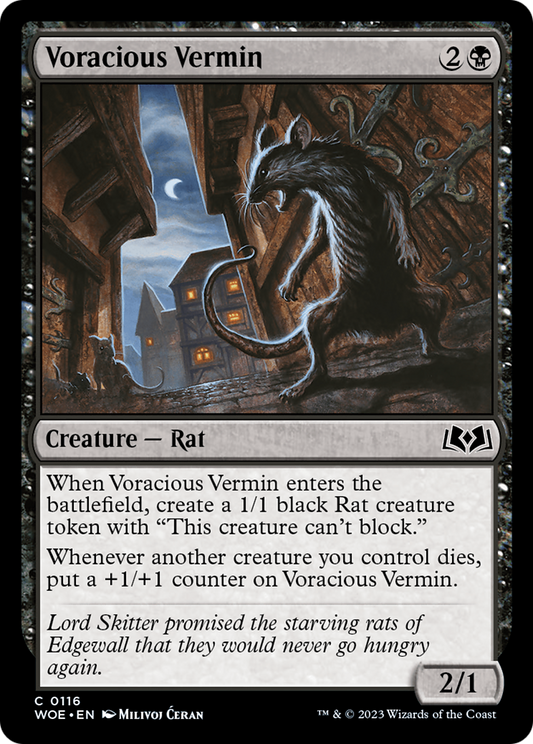 Voracious Vermin (WOE-116) - Wilds of Eldraine