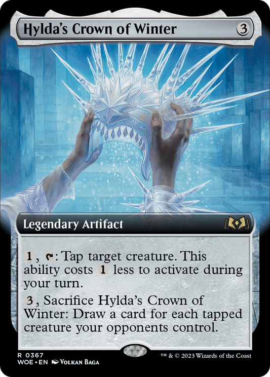 Hylda's Crown of Winter (WOE-367) - Wilds of Eldraine: (Extended Art) Foil