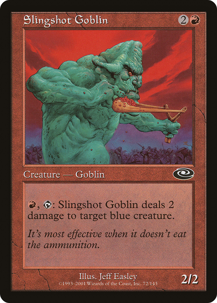 Slingshot Goblin (PLS-072) - Planeshift Foil