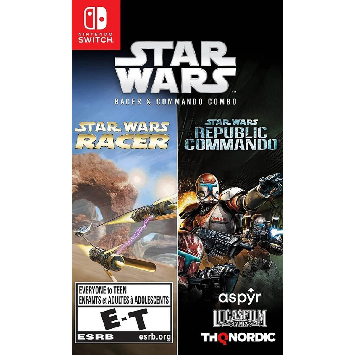 Star Wars Racer and Commando Combo
