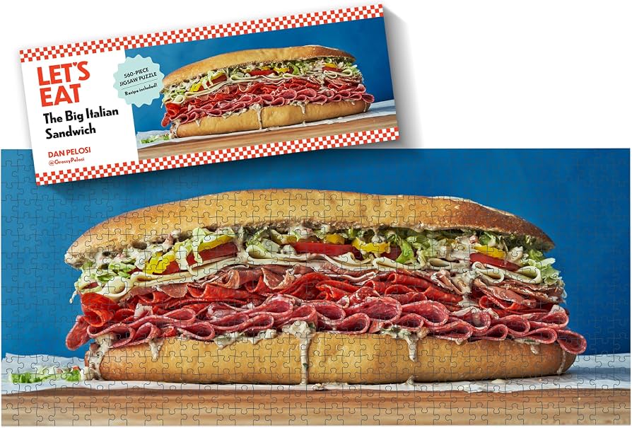 Let's Eat the Big Italian Sandwich 560-Piece Jigsaw Puzzle