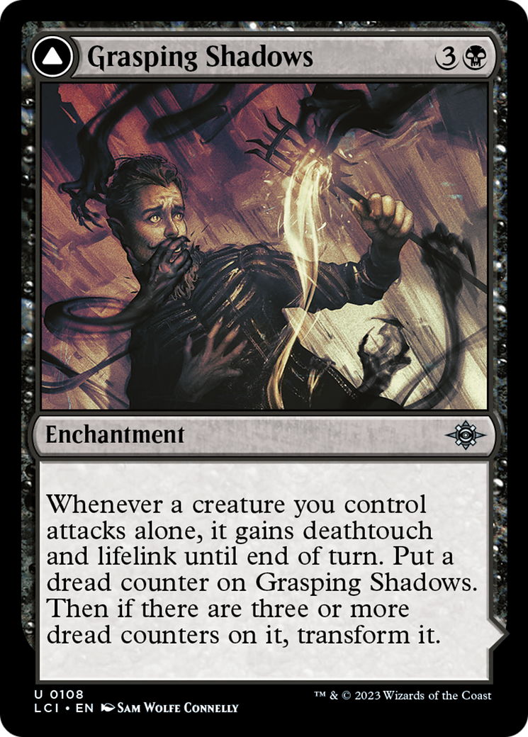 Grasping Shadows // Shadows' Lair (LCI-108) - The Lost Caverns of Ixalan Foil