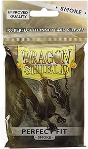 Dragon Shield Perfect Fit Inner Sleeves 100ct (Smoke)