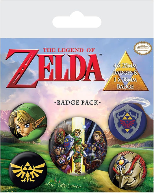 Zelda Badge Pack (The Legend)