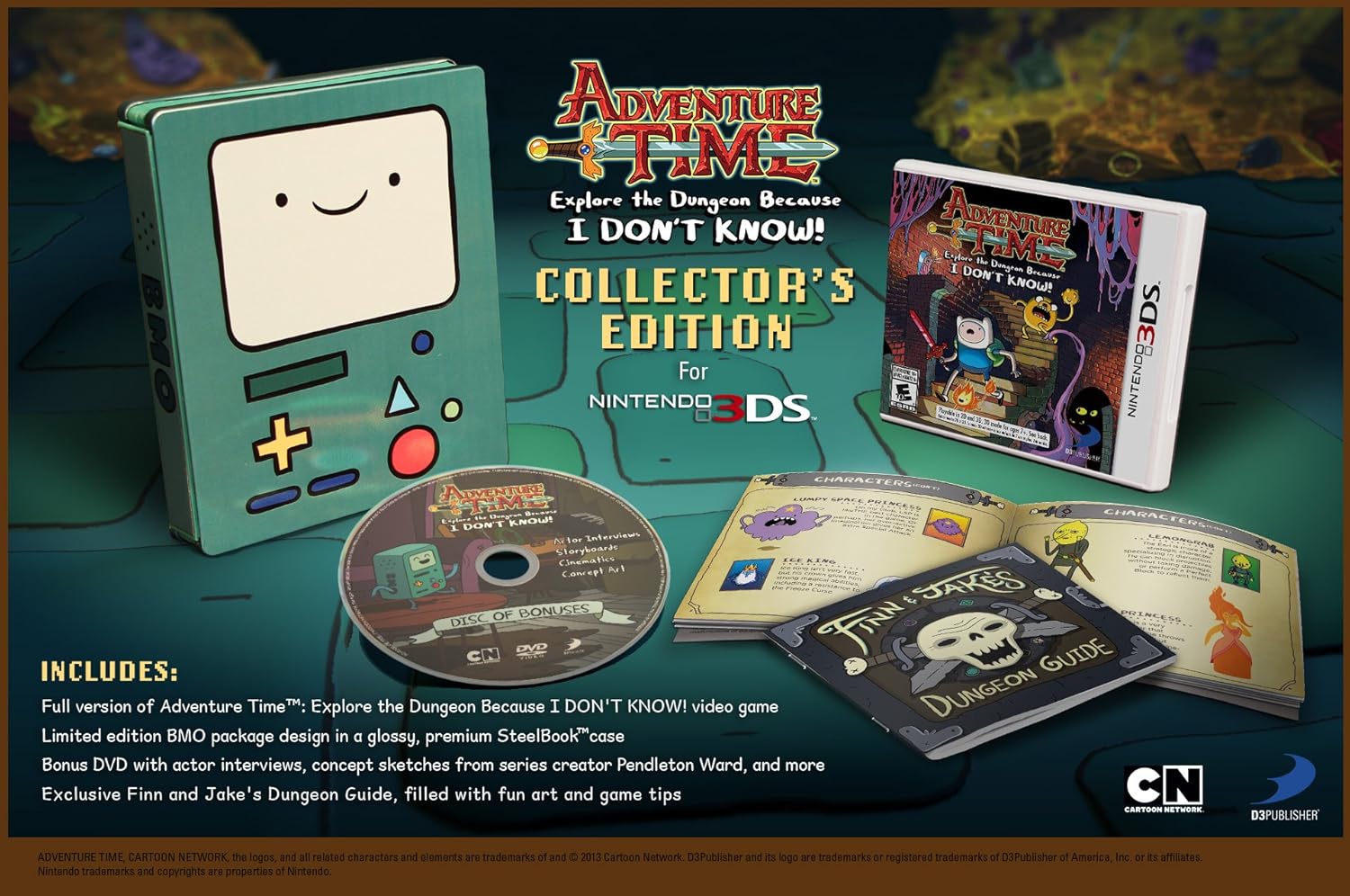 Adventure Time: Explore the Dungeon Because I Don't Know! (Collectors Edition) - Nintendo 3DS