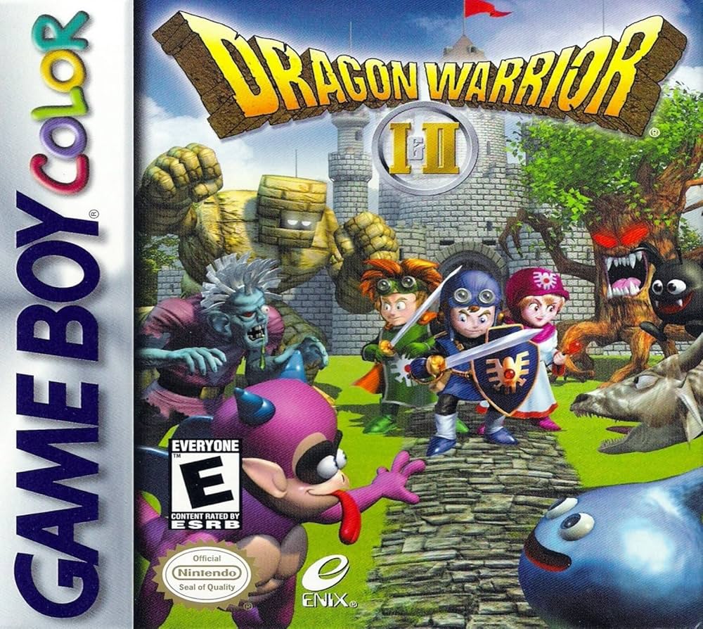 Dragon Warrior I & II - Game Boy Color (GBC)