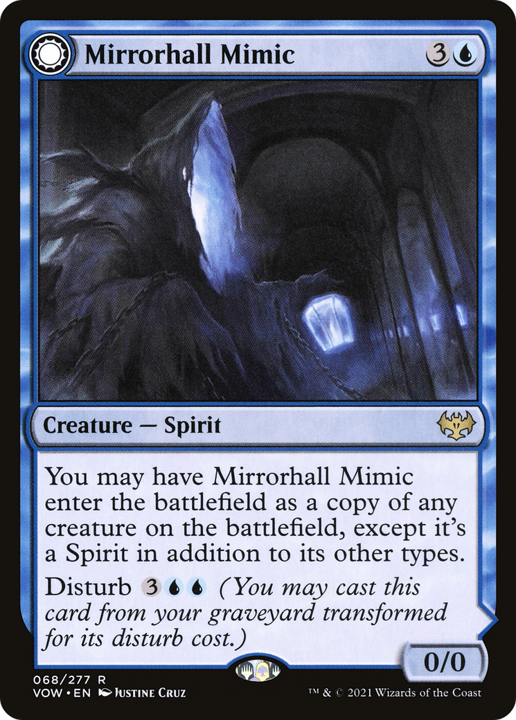 Mirrorhall Mimic // Ghastly Mimicry (VOW-068) - Innistrad: Crimson Vow: (Double Faced Transform)