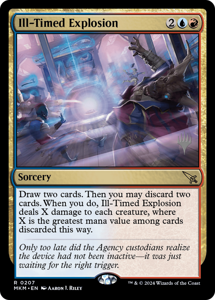 Ill-Timed Explosion (PPMKM-207P) - Murders at Karlov Manor Promos Foil