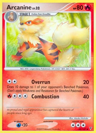 Arcanine  - Reverse Holofoil Supreme Victors - Uncommon