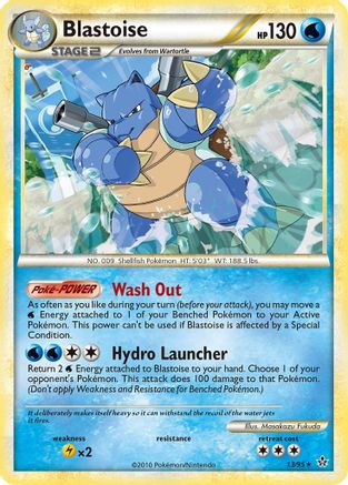 Blastoise  Unleashed - Rare