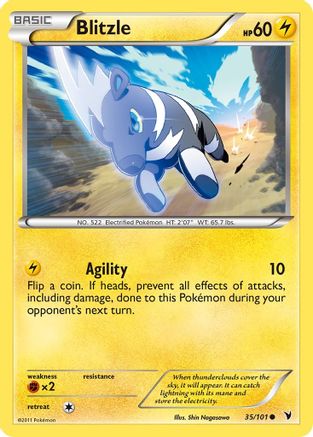 Blitzle  - Reverse Holofoil Noble Victories - Common