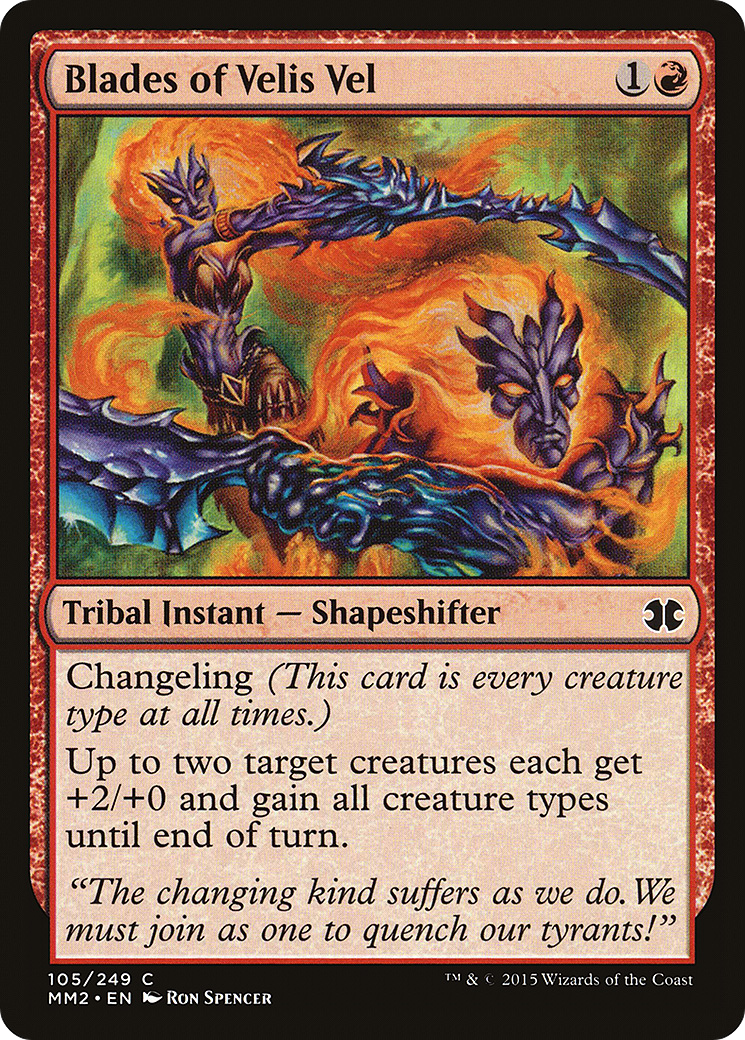 Blades of Velis Vel (MM2-105) - Modern Masters 2015 Foil