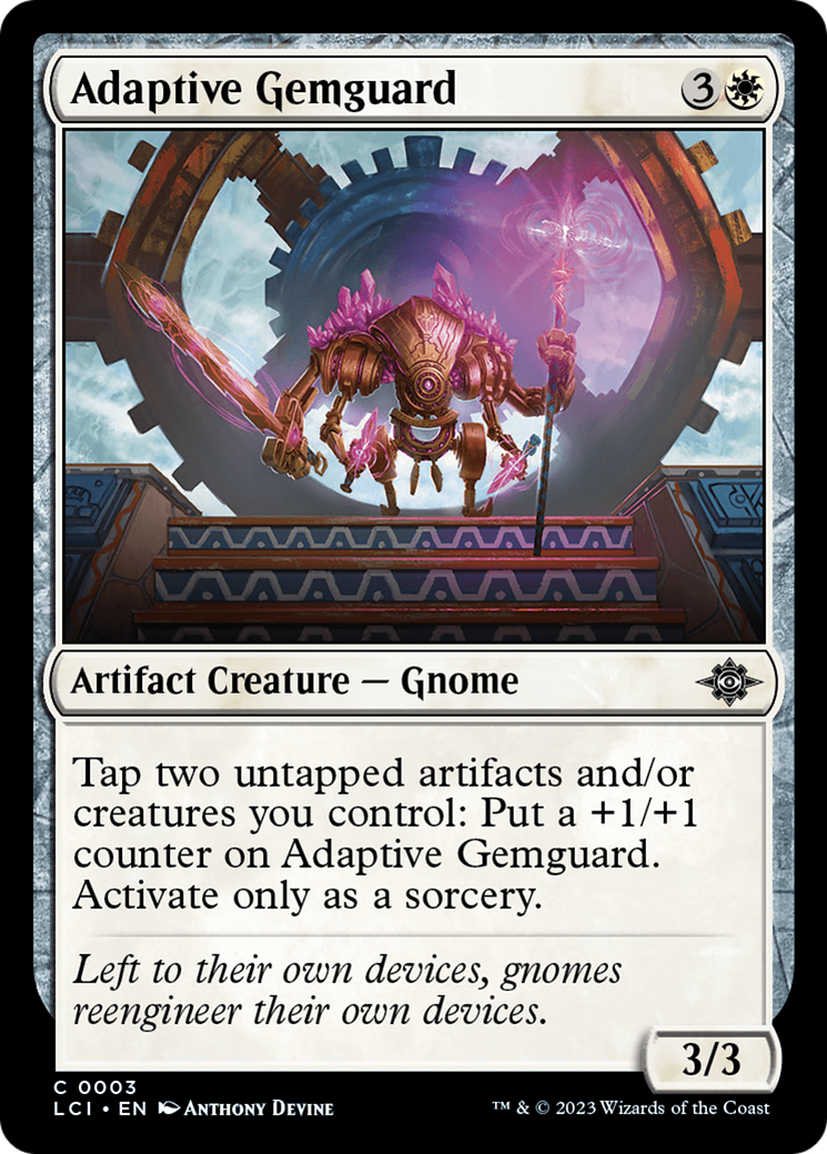 Adaptive Gemguard (LCI-003) - The Lost Caverns of Ixalan Foil