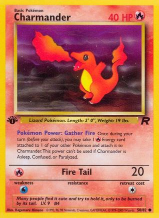 Charmander 050  - Unlimited Team Rocket - Common