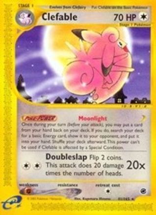Clefable (41) 041  - Reverse Holofoil Expedition - Rare