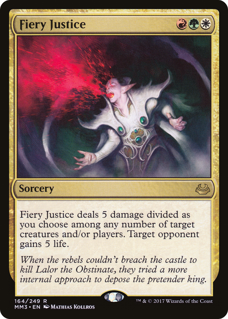Fiery Justice (MM3-164) - Modern Masters 2017 Foil