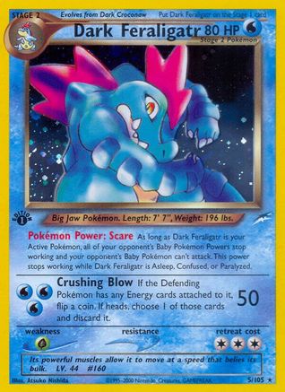Dark Feraligatr  - Unlimited Holofoil Neo Destiny - Holo Rare
