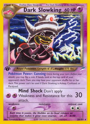 Dark Slowking  - Unlimited Neo Destiny - Rare