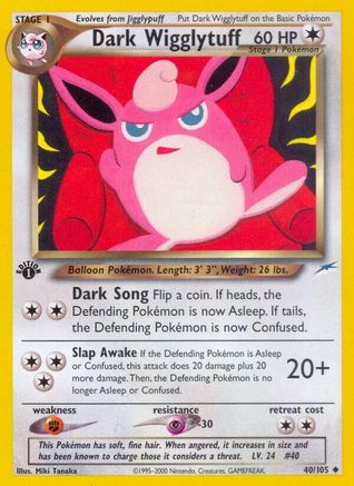 Dark Wigglytuff 040  - Unlimited Neo Destiny - Uncommon