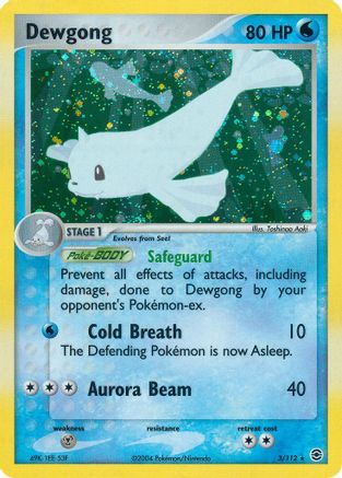 Dewgong  FireRed & LeafGreen - Holo Rare