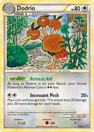 Dodrio  Undaunted - Rare