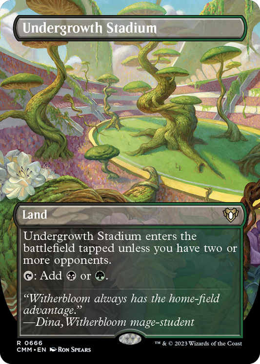 Undergrowth Stadium (Borderless) (CMM-666) - Commander Masters (Borderless)