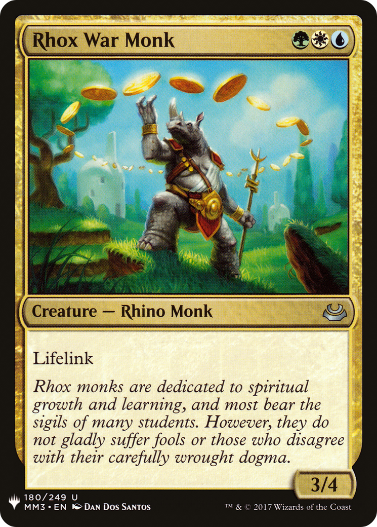 Rhox War Monk (LIST-180) - The List