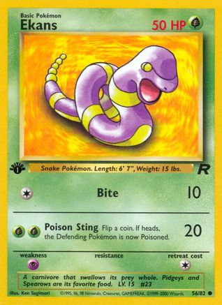 Ekans 056  - Unlimited Team Rocket - Common