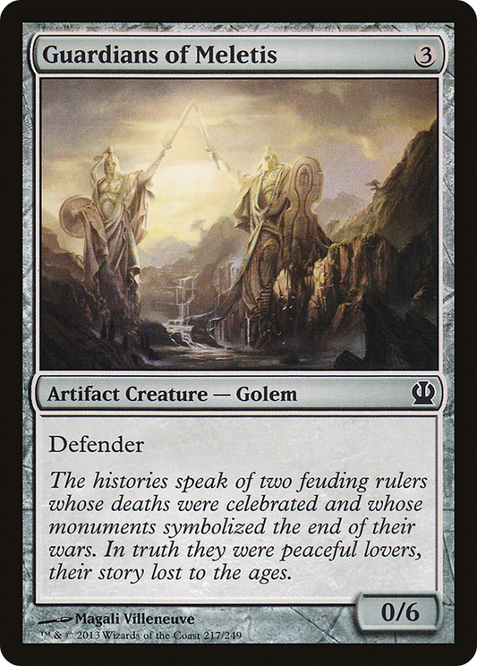 Guardians of Meletis (THS-217) - Theros Foil