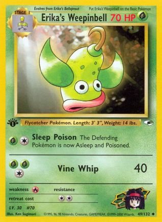 Erika's Weepinbell (49) 049  - Unlimited Gym Heroes - Uncommon