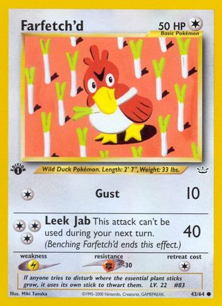 Farfetch'd 043  - Unlimited Neo Revelation - Common