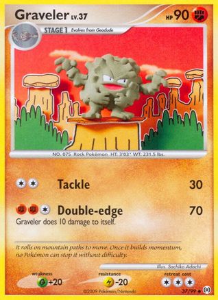 Graveler 037/99  Arceus - Uncommon