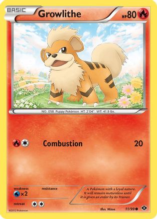 Growlithe (11) 011  Next Destinies - Common