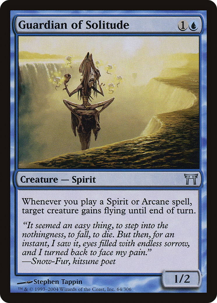 Guardian of Solitude (CHK-064) - Champions of Kamigawa Foil