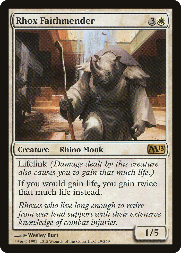 Rhox Faithmender (M13-029) - Magic 2013 Foil
