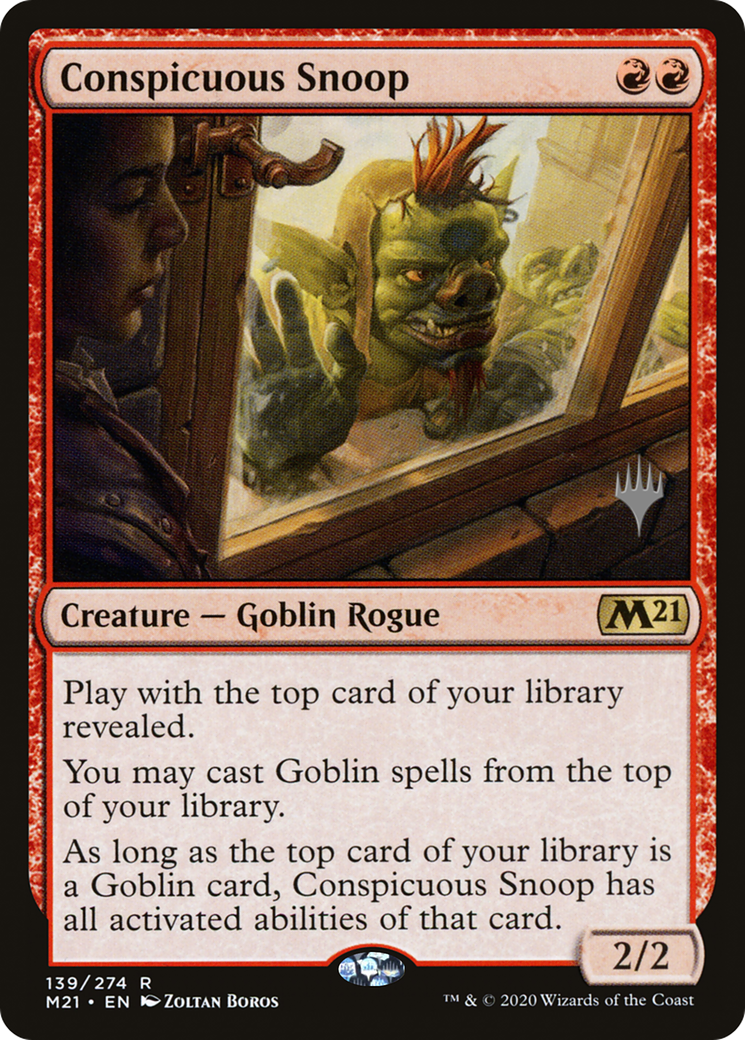 Conspicuous Snoop (PPM21-139) - Core Set 2021 Promos Foil