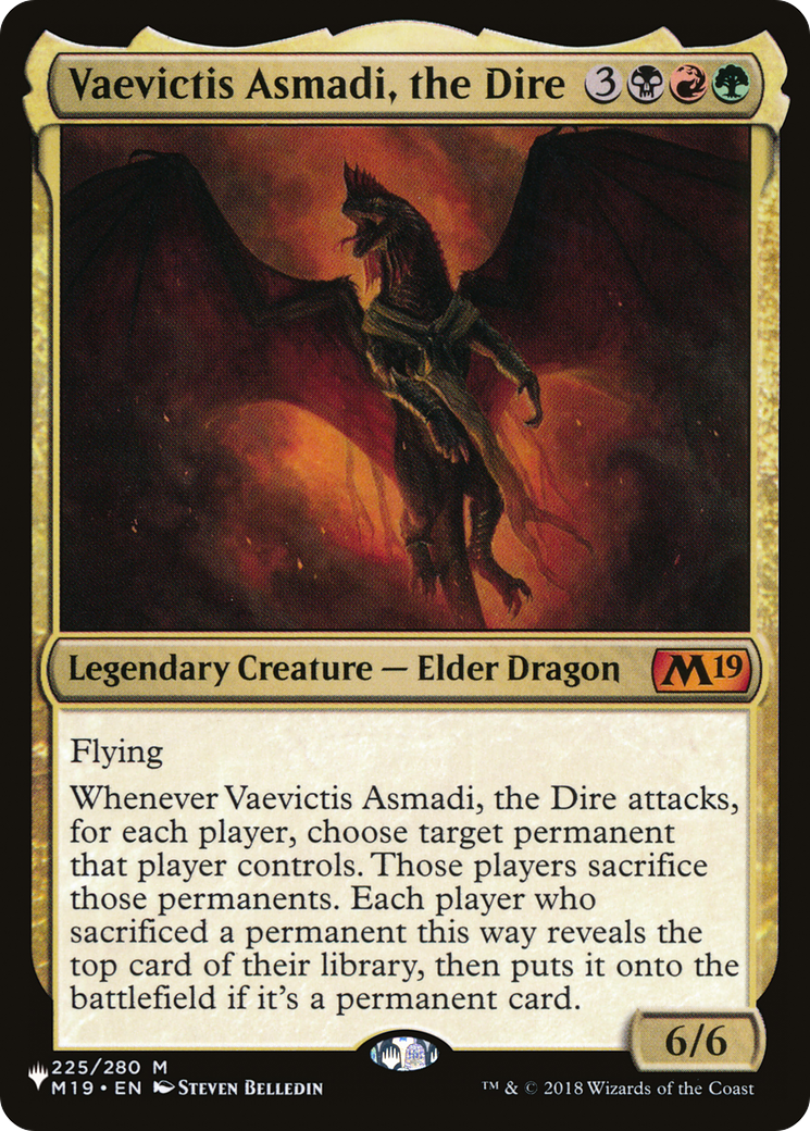 Vaevictis Asmadi, the Dire (LIST-225/280) - The List