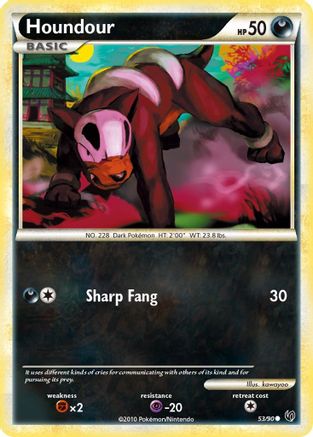 Houndour (53) 053/90  Undaunted - Common