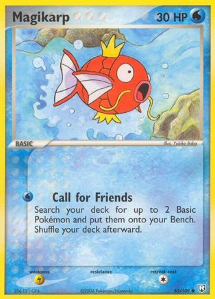 Magikarp 065  - Reverse Holofoil Team Rocket Returns - Common