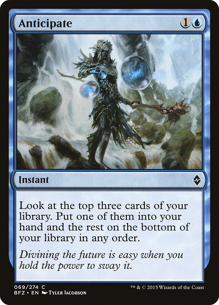 Anticipate (BFZ-069) - Battle for Zendikar Foil