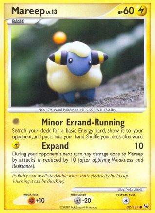 Mareep 082  - Reverse Holofoil Platinum - Common