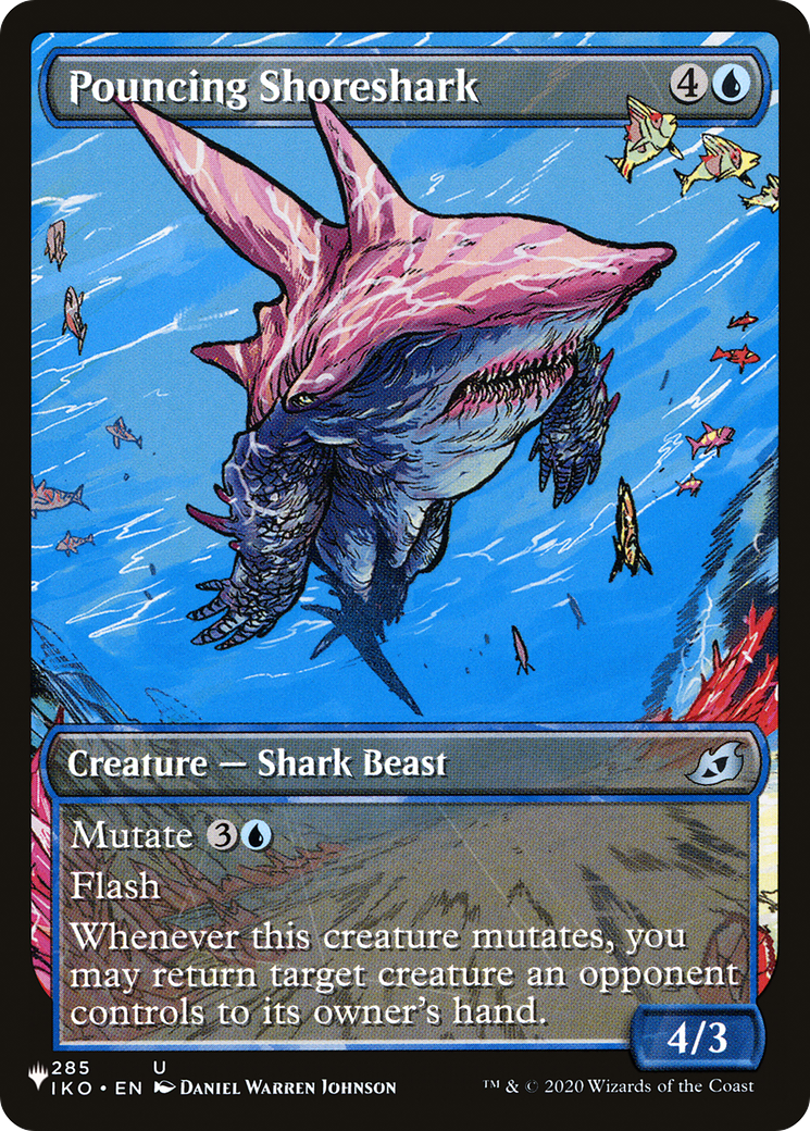 Pouncing Shoreshark (Showcase) (LIST-285/274) - The List: (Showcase)