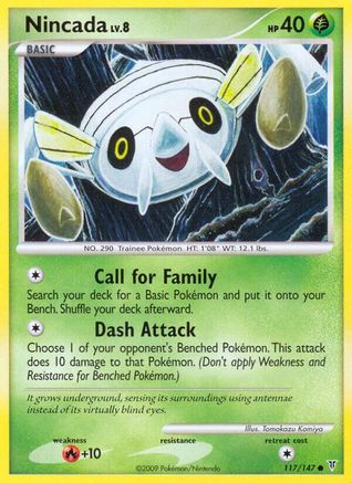 Nincada 117  - Reverse Holofoil Supreme Victors - Common