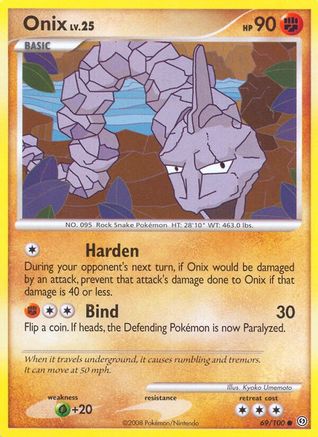 Onix/100  - Reverse Holofoil Stormfront - Common