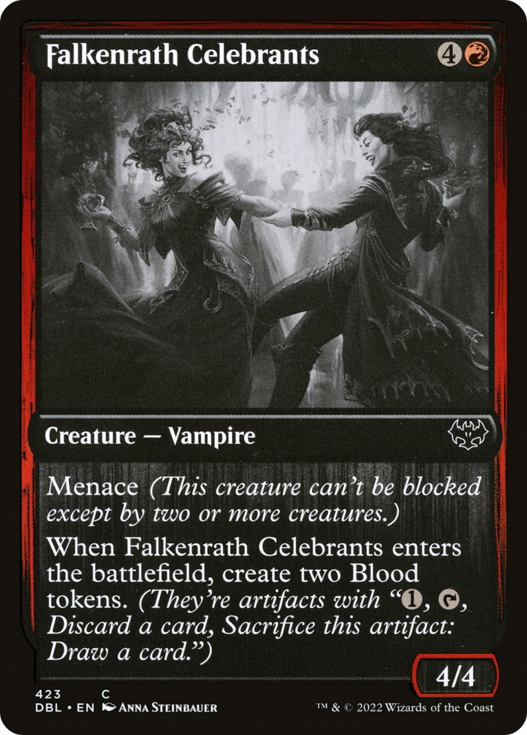 Falkenrath Celebrants (DBL-423) - Innistrad: Double Feature Foil