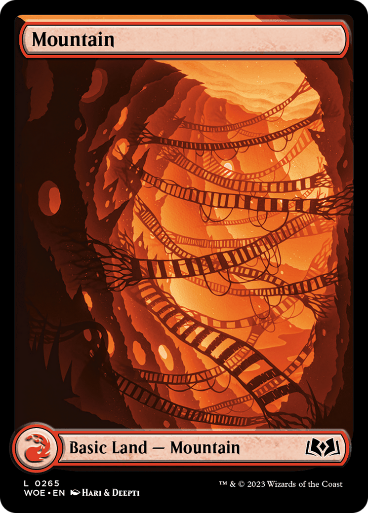 Mountain (WOE-265) - Wilds of Eldraine: (Full Art)